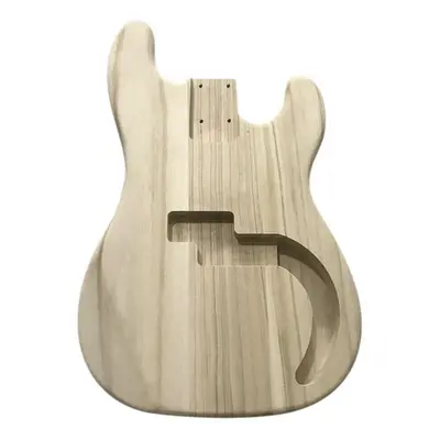 DIY Unfinished Maple Wood Electric Guitar Bass Barrel Body for Guitar Replace Parts