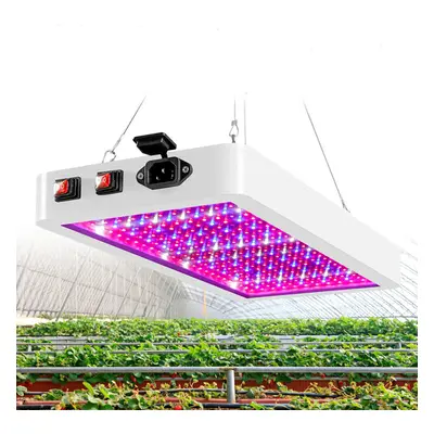 (US Plug, 312LED) 110V~220V 216/312LED Grow Light Plant Lamp Panel Full Spectrum For Indoor Hydr