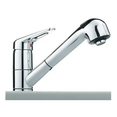 Franke 115.0029.709 Chrome Finish Kitchen Tap With A Pull Out Spout - Grey (1-Piece)