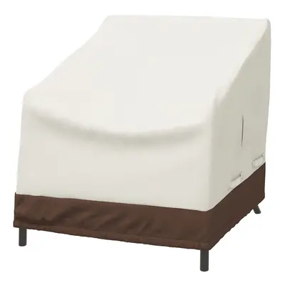 Amazon Basics Lounge Deep-Seat Outdoor Patio Furniture Cover, Set of 2, Beige / Tan