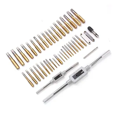 86Pcs Hard Alloy Plating Titanium SAE Tap And Die Set Combination Metric Tools Kit