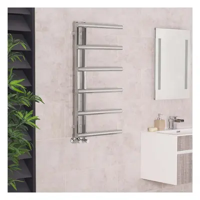 Kristiansund x 500mm Chrome Designer Heated Towel Rail