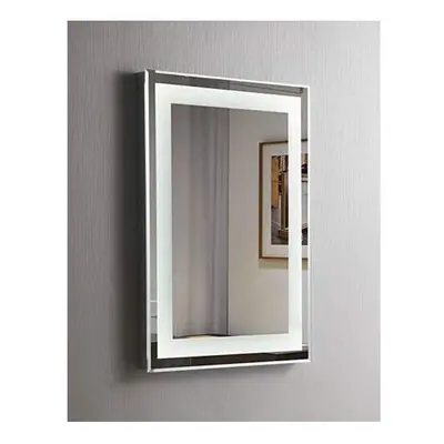 Croydex Rookley Vertical Mirror Hang 'N' Lock Illuminated, Wall Hung