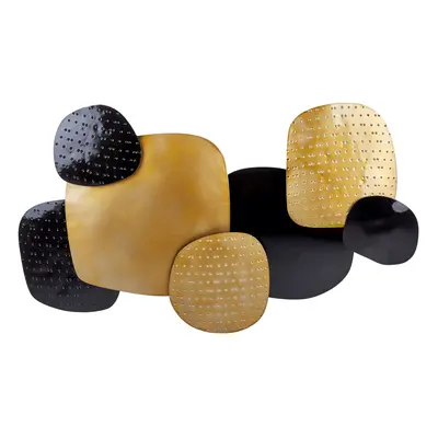 Wall DÃ©cor Black and Gold HAFNIUM