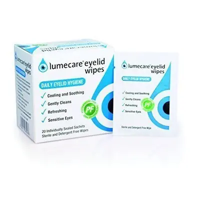 Lumecare Eyelid Wipes pack wipes