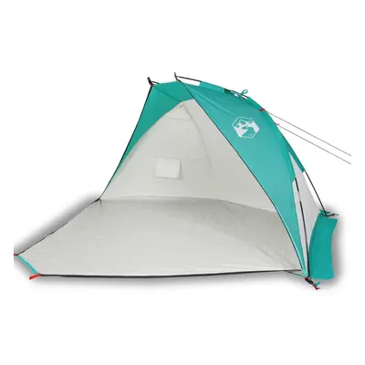 vidaXL Beach Tent Lightweight Sun Shelter Shade Tent Sea Green 185T Polyester