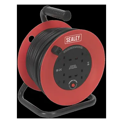 Cable Reel 25m x 230V 2.5mm² Heavy-Duty Thermal Trip