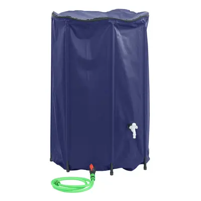 vidaXL Water Tank with Tap Foldable Water Container Water Storage L PVC