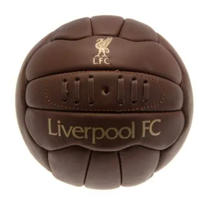 Liverpool FC Leather Retro Football