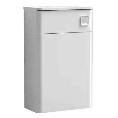 Floor Standing Concealed WC Toilet Unit - 500mm - Gloss White (Concealed Cistern Not Included)