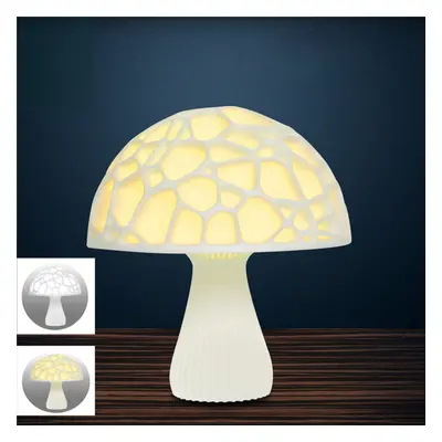 24cm 3D Mushroom Night Light Touch Control Colors USB Rechargeable Table Lamp for Home Decoratio