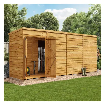 (16x4, Windowless) BillyOh Switch Overlap Pent Shed