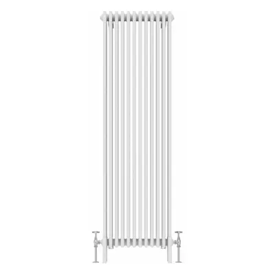 (1800x560mm, White) NRG Traditional Cast Iron Style Style Radiator Four Column Designer Bathroom