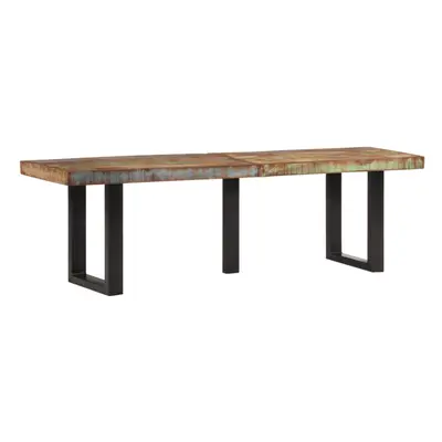 (solid reclaimed wood) vidaXL Bench Living Room Entryway Hallway Dinner Bench Garden Bench Seat 