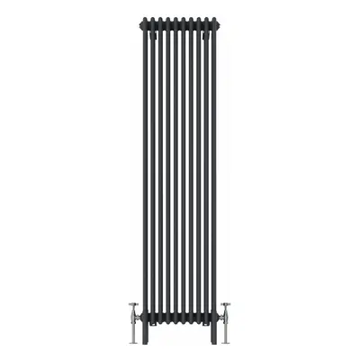 (1800x470mm, Anthracite) NRG Traditional Cast Iron Style Style Radiator Four Column Designer Bat