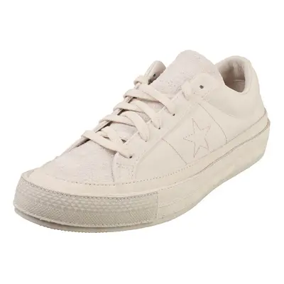 (8) Converse Notre One Star Ox Mens Fashion Trainers in White Sand