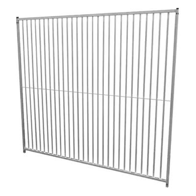 Dog Run Panels Galvanised Steel Pen Fence Outdoor 1.84m x 2m