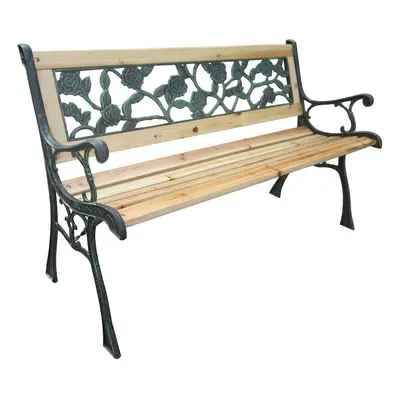 Garden Benches Outdoor Seating Wooden Garden Bench With Metal Frame