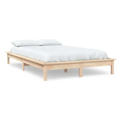 (brown, x cm) vidaXL Solid Wood Pine Bed Frame Wooden Bedstead Bed Base Multi Colours/Sizes