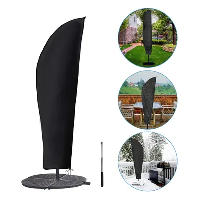 (M) Parasol Umbrella Cover Anti-UV Dust-proof Waterproof Polyester Protective Cover for Cantilev