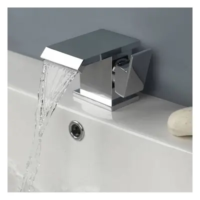 Truro Waterfall Basin Sink Mixer Tap & Unslotted Waste Chrome