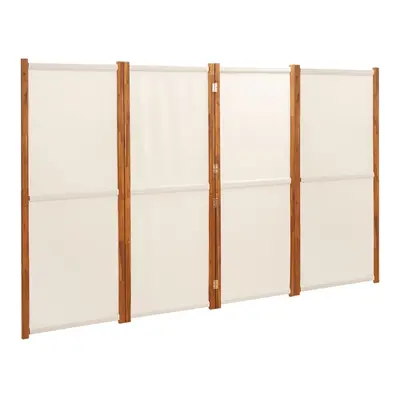 (cream white, x cm) vidaXL Room Divider Wall Partition Screen Panel Room Separator Privacy Scree