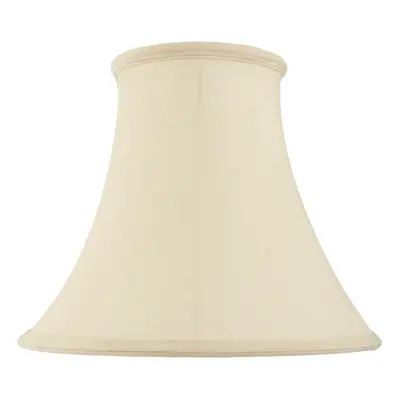 18" Round Bell Handmade Lamp Shade Cream Fabric Classic Table Light Bulb Cover