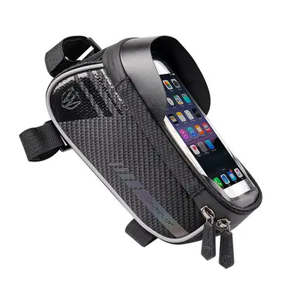 (Colorful) Bike Cell Phone TPU Touch Screen Waterproof Top Tube Bag