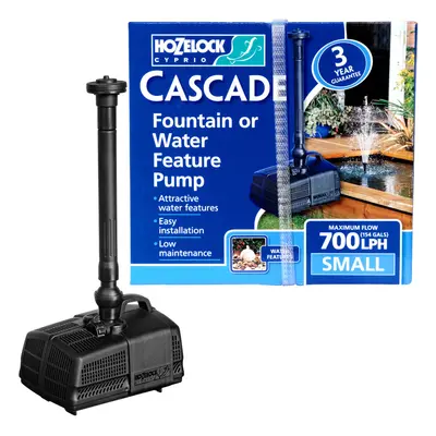 Hozelock Cascade Water Fountain and Waterful Pump - 700lph (3352)