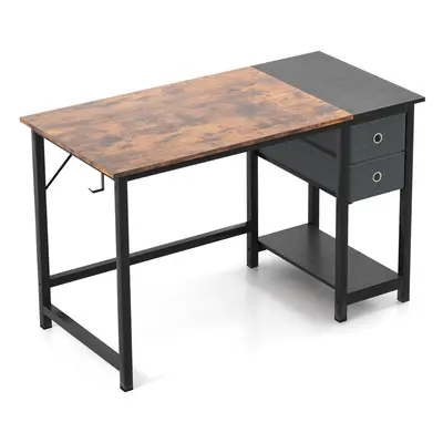 Industrial cm Office Desk Writing Desk Workstation W/ Drawers & Hook