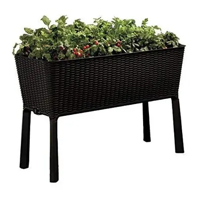 Easy Growing Garden Raised Garden Bed Elevated Vegetable Planter Anthracite