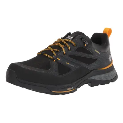 Jack Wolfskin Men's Force Striker Texapore Low Cross Country Running Shoe, Black Burly Yellow Xt