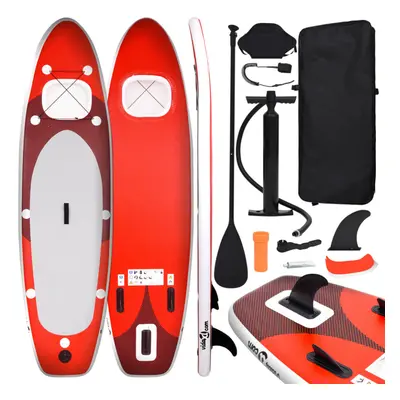 (red, x x cm) vidaXL Inflatable Stand Up Paddle Board Set Paddleboard Multi Sizes/Colours