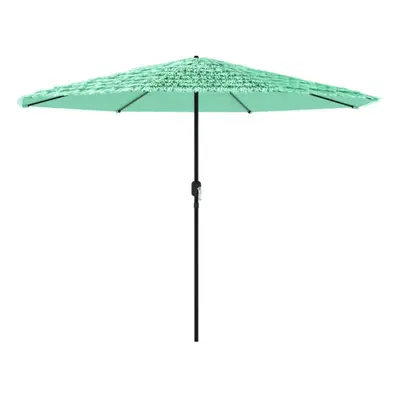 (green, x x cm) vidaXL Garden Parasol with Steel Pole Outdoor Umbrella Balcony Sun Parasol