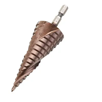 () 3-12/4-20/4-32mm M35 Cobalt Step Drill Bit 1/4 Inch Hex Shank HSS-Co Step Drill Bit