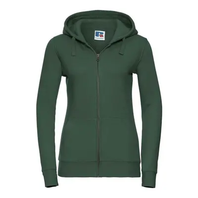 (XS, Bottle Green) Russell Womens/Ladies Authentic Full Zip Hoodie