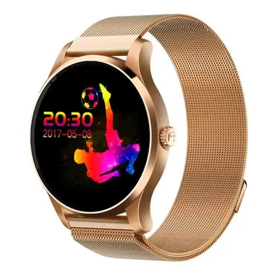 (Rose Gold) Smart Watch Heart Rate Sleep Monitor Intelligent Reminder Anti-lost Remote Control