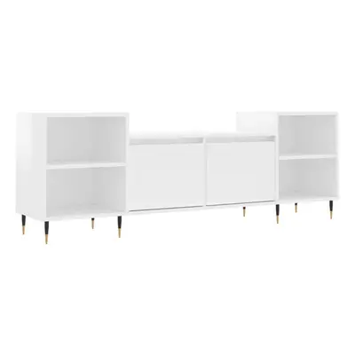 (high gloss white) vidaXL TV Cabinet TV Unit Sideboard TV Stand Media Cabinet Engineered Wood