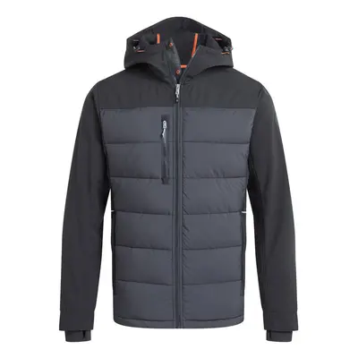 (S, Black/Carbon Grey) Craghoppers Mens Castleford Hybrid Jacket