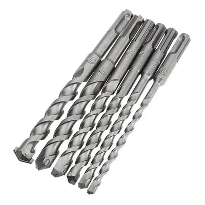 6Pcs to 16mm Electric Hammer Drill Bit Set 160mm Carbide Tip SDS Plus Shank Concrete Bits