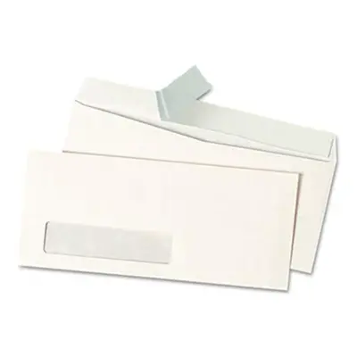 Universal Pull & Seal Business Envelope- #10- Window- White- 500/Box