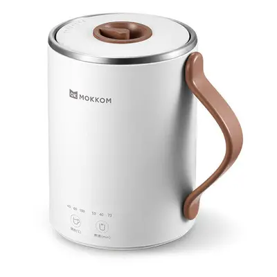 (Pink) Multifunctional Portable Electric Kettle Low Decibel Boiled Water Tea Pot Heating Cup