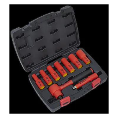 Insulated Socket Set 9pc 3/8"Sq Drive 6pt WallDrive® VDE Approved