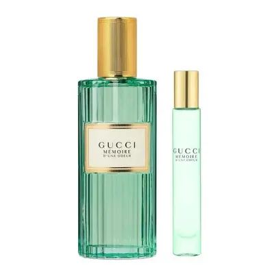 Gucci Memoire D'Une Odeur Pcs Set: 3.4 Eau De Parfum Spray + 0.25 Oz Eau De Parfum Roller Ball (