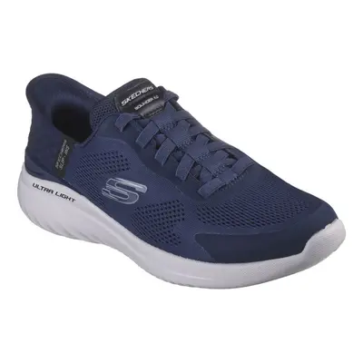 (UK 10, Navy) Skechers Mens Bounder 2.0 Emerged Slip-Ins Engineered Mesh Trainers