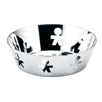 Alessi Girotondo - serving baskets (Round, Stainless steel, Stainless steel, King-Kong)