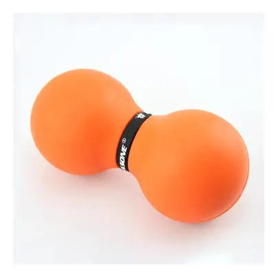 (Orange) Double Lacrosse Ball Peanut Massage For Thoracic Spine Upper Back Neck Scapula