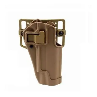 (Tan, Model G17) Tactical Handgun Holster Right Hand Quickly Pull Outdoor Hunting UPS Waist Bag 