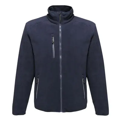 (M, Navy) Regatta Mens Omicron III Waterproof Fleece Jacket