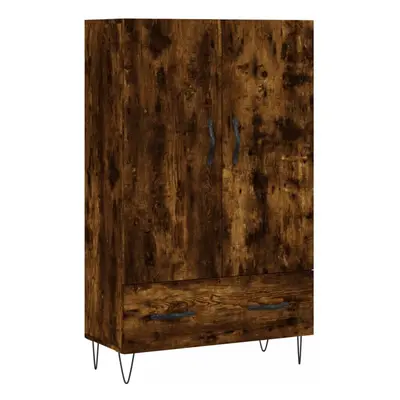 (smoked oak) vidaXL Highboard Sideboard Cupboard Side Cabinet Brown Oak Engineered Wood